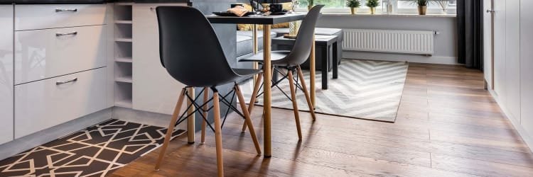 tile flooring in modern kitchen